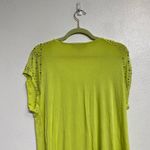 Philosophy  Neon Green Rhinestone Tee Sz XL Photo 7