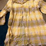 White Burch large plaid flannel Pink Photo 2