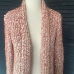 Bobeau  Pink and White Women's Cardigan Photo 1