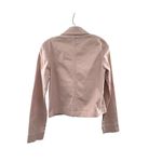 Gap  Peacoat Style Jacket Womens Small Blush Pink Cotton Stretch Spring Fall Photo 1