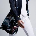 Rachel Rachel Roy Peplum Jacket Blue Size M Photo 1