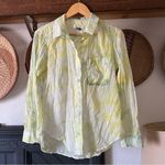 Pilcro  by Anthropologie The Cate Tie Dye Buttondown Top Small petite Photo 3