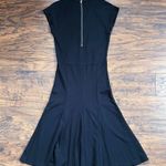 Y.A.S. • Cisley V Neck A Line Dress black cap sleeve lbd fit & flare ASOS Photo 11