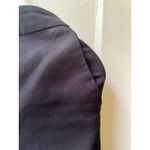 ZARA Size Small Woman Low Rise Black Trouser Pants Elastic Waist straight leg Photo 7