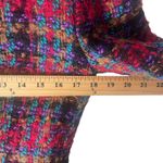 Valerie Stevens  Petites‎ Vintage 90s Size 2 XS Rainbow Tweed Wool Mohair Blazer Photo 6