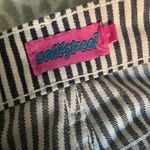 Edikted Striped Cargo Pants size Small Wide Leg Retro Y2K Streetwear Denim Photo 2