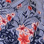 Westport Stripped Dress With Embroidered Flowers Photo 4