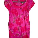 J. Crew 100% Cotton Preppy Pink Floral Cap Sleeve Mini Dress Pockets Size 0 Photo 0