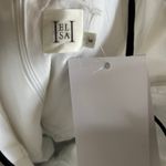 Helsa Stretch Cotton Sateen Bustier Mini Dress White Size Small NWT Photo 6