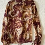 Urban Outfitters  Brown Sheer Long Sleeve Photo 2