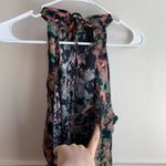 RVCA NWT  Kingsman Mauve Floral High Neck Open Back Mini Dress Photo 8