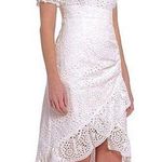 Gianni Bini  white eyelet lace midi dress Photo 0
