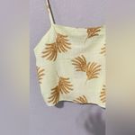 ZARA  New Women Sleeveless Linen Blend Embroidered Lingerie Top Size Large Photo 8