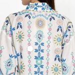 Johnny Was JWLA Oriel Cropped Linen Embroidered Kimono NWT (oversized)! Photo 7