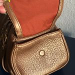 Cole Haan Y2K Bronze Metallic Satchel Shoulder Bag with Goldtone Hardware Photo 3