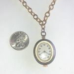 Vintage Majestime Gold Tone Pocket Watch Pendant Photo 1