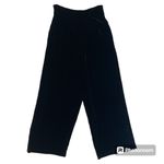 Anne Pinkerton Black Velvet Rayon/Silk Wide Leg Pants Size Small Photo 1