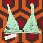 MINKPINK NWT  Amelia High Apex Sage Green Swim Bikini Top👙 Photo 1