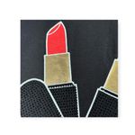 Lauren Moshi new  ✌︎︎ Deanna Lipstick Crystal Peace Fingers Dress ✌︎︎ Black XS Photo 12