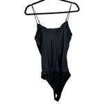 Alyn Paige Paige Giovanna Silk Black Sleeveless Cowl Neck Bodysuit Size Medium Photo 6