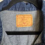 Amethyst Jeans  Dark Wash Denim Button Front Jacket C35 Photo 4