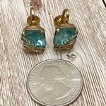 Vintage CORO Signed Aquamarine Screw Photo 10