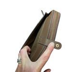 Coach  Multifunction Wallet Large Brown Leather C Print Monogram Removable Insert Photo 8