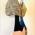 NWT Lulus Luxe Gold Sequin Cutout Bodycon Mini Dress. Size L Photo 10