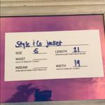 Style & Co . white denim jacket Photo 2