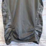 Athleta Shirt Womens Large Gray Breathe T Shirt Scoop Neck Camo Fast Track Gym Photo 2