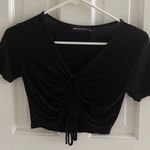 Pretty Little Thing Black Ruched Top Photo 0