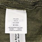 J.Crew 100% Linen Olive Green Linen Style Shorts Size 00 Photo 6