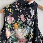 Petal and Pup  Anabelle Halter Neck Midi Dress Black Floral Photo 5