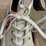 Converse  x Comme Des Garcons PLAY Cream Low Top Sneakers Size 5 Men’s/Women’s 7 Photo 10
