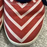 Kate Spade  Keds Lace-up Canvas‎ Sneaker Red White Stripes Size 9 Photo 7