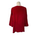 Eileen Fisher Red Pullover Sweater Flare Sleeve Womens plus Size 1X Photo 1