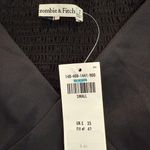 Abercrombie & Fitch Black Satin Tank Photo 1