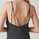 Urban Outfitters Black+White Polka Dot Chiffon Maxi Dress Photo 2