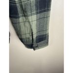 Lucky Brand  Womens Flannel Shirt Jacket Size L Plaid Fleece Lined Shacket Grunge Photo 6