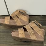 Yoki  Hestry Metallic Wedge Platform Chunky‎ Sandals Size 7 NWOT *READ* Photo 2