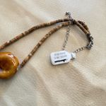 Free People NWT  The Florist Choker Tan 
Caramel Brown Photo 7