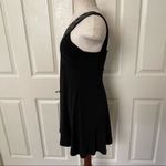 Soprano  Black sleeveless dress with embellished V neck Photo 2