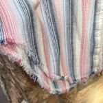 Anthropologie  Large Cloth & Stone Blue Pink White Striped Sleeveless Mini Dress Photo 8