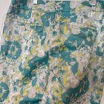 Talbots  Teal‎ And Yellow Heritage Dress Pants Size 10 Photo 5