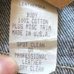 Levi's LeatheRock USA Custom Beaded Hem Jeans Blue Size 32 Photo 6