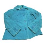 Gap  Womens S Pea Coat Jacket Corduroy Turquoise
Aqua Teal Bright Peacoat
Retro S Photo 6