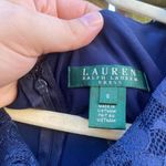 Ralph Lauren Lauren  Navy Lace Sleeveless Dress | 6 Photo 1