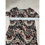 Womans Effortless Style By Citi Knits Multicolor Geometric Midi Dress Medium Photo 4