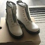 Dr. Martens White Boots With Zippers Photo 0