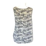 POL  Camouflage V-Neck Sleeveless Henley Top Womens Size Small Photo 2